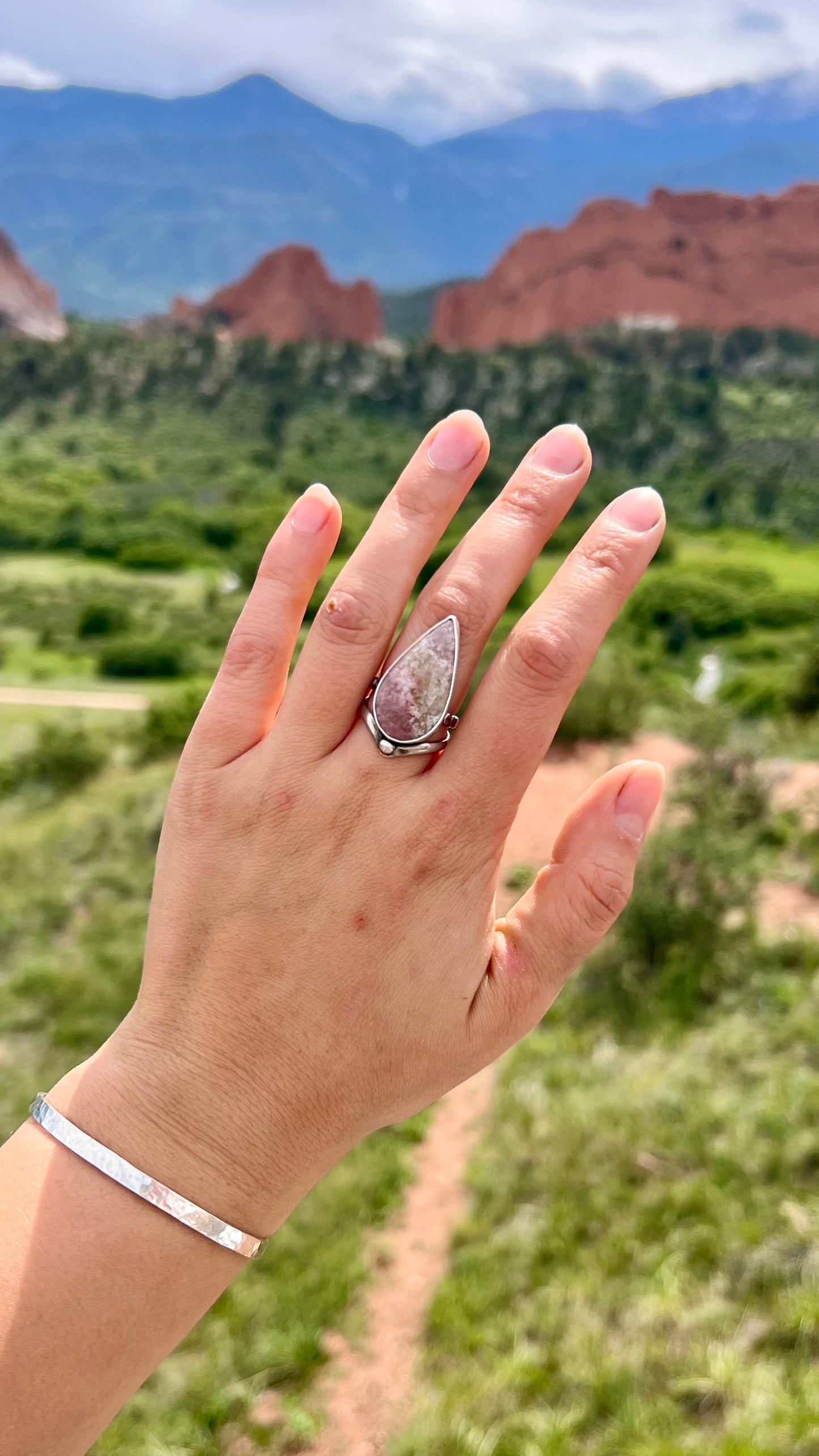 Pink Opal Ring