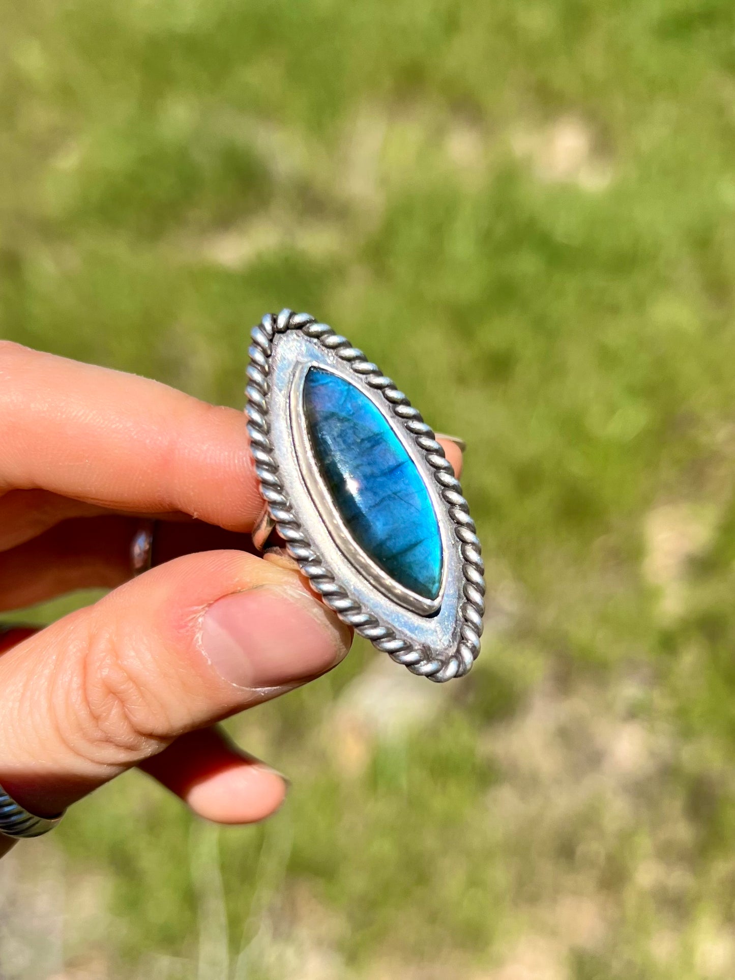 Shiny Blue Labradorite