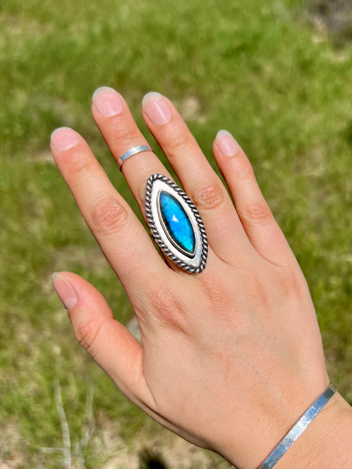 Shiny Blue Labradorite