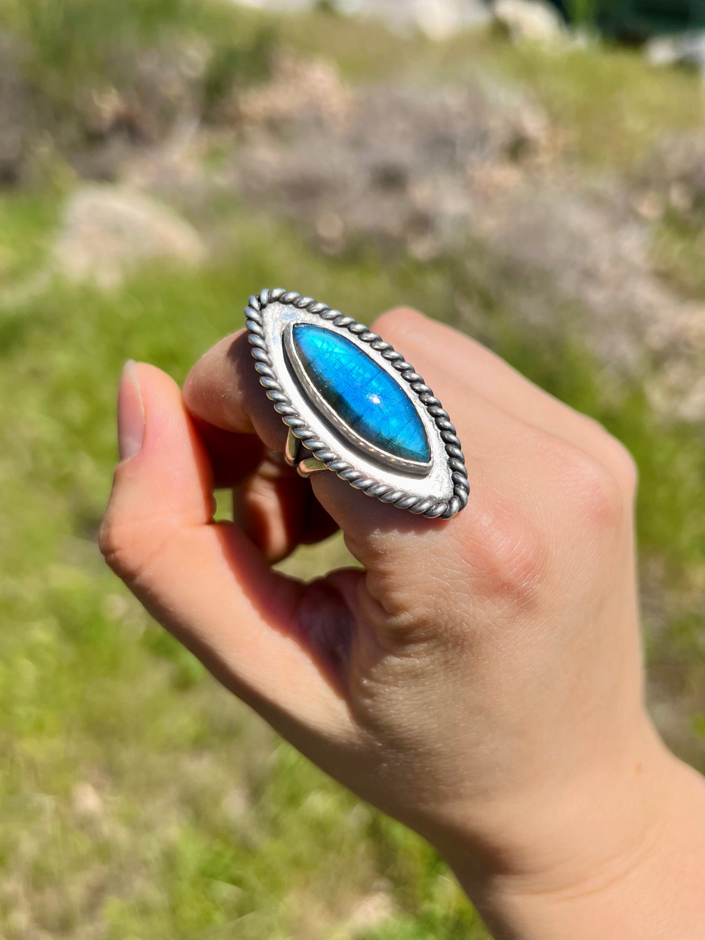 Shiny Blue Labradorite