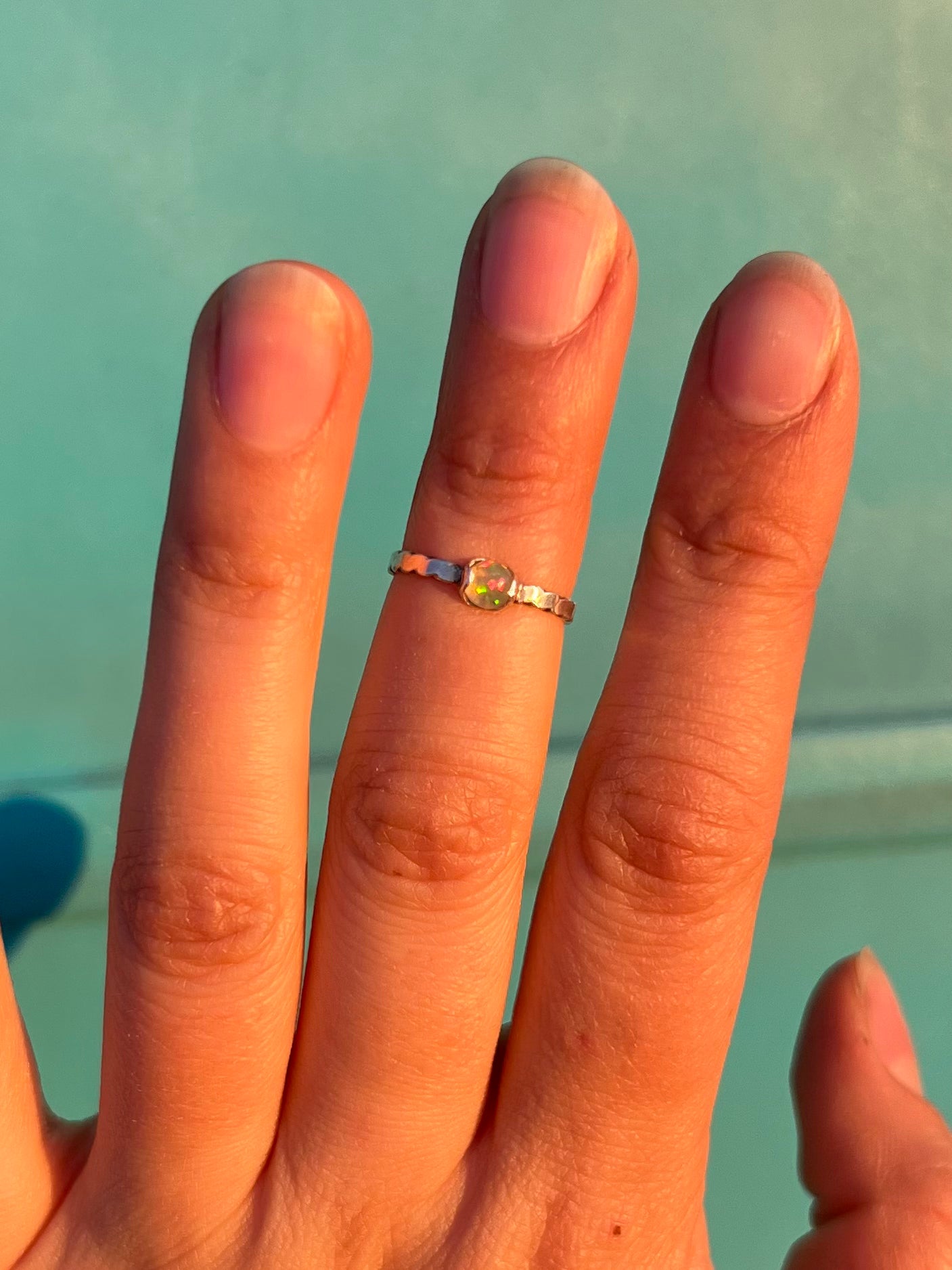 Sudanese Opal Accessory Ring