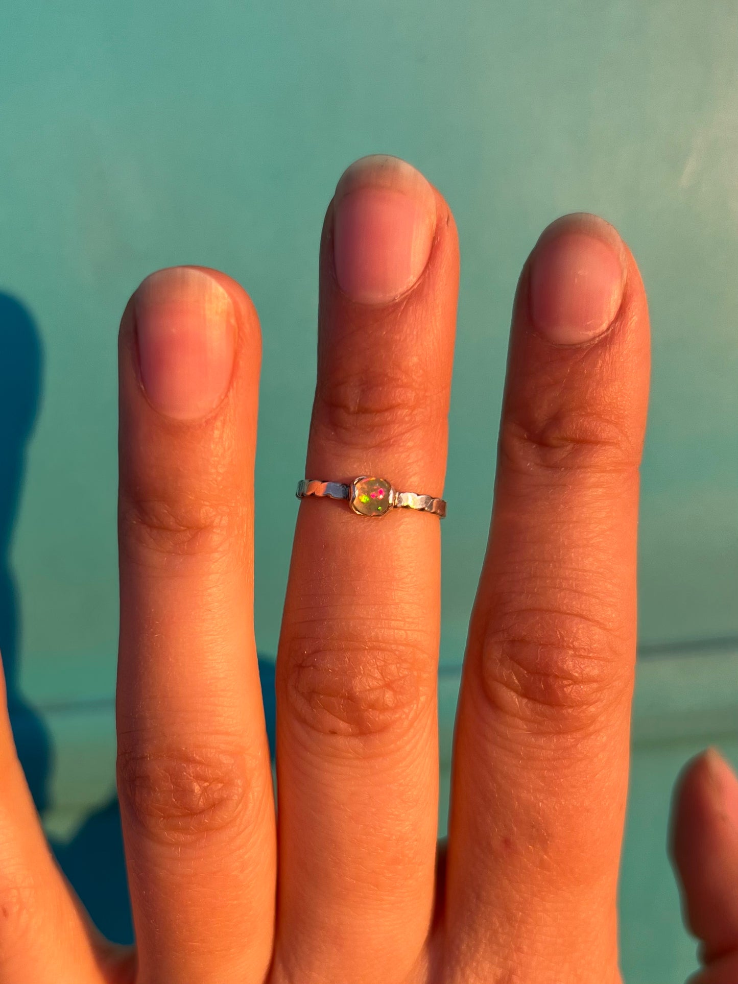 Sudanese Opal Accessory Ring