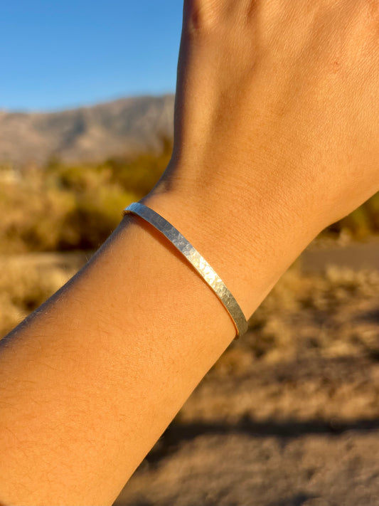 Hammered Adjustable Bracelet