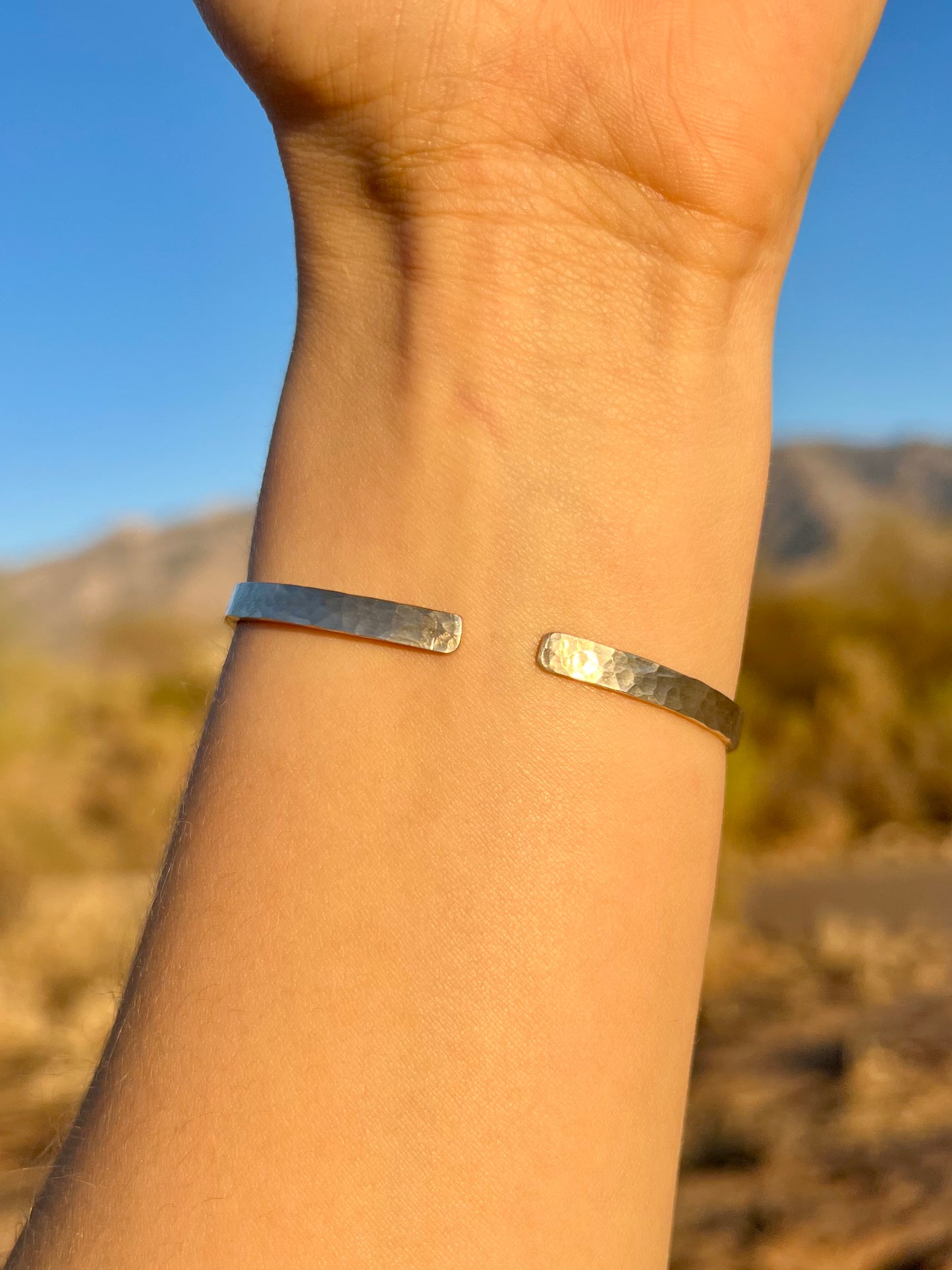 Hammered Adjustable Bracelet