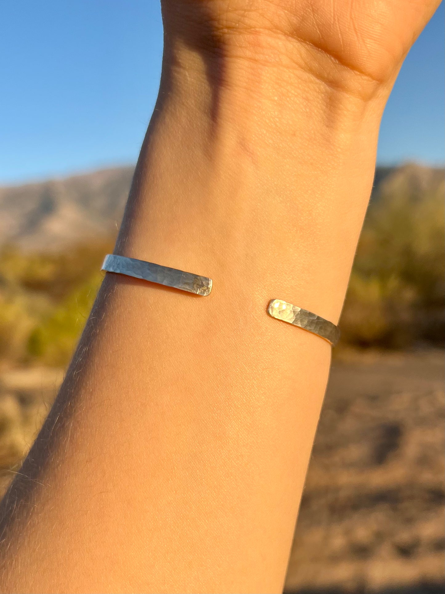 Hammered Adjustable Bracelet