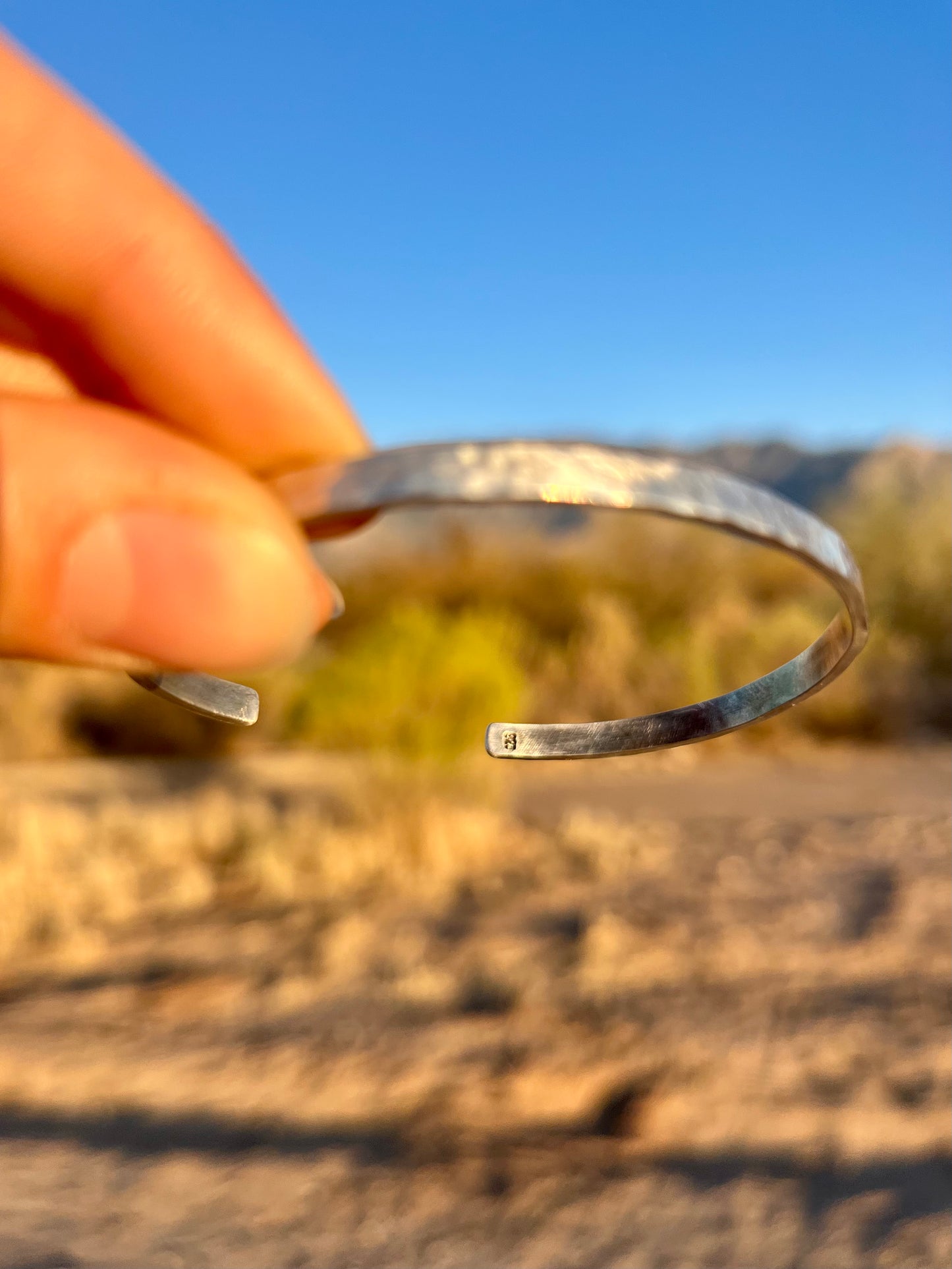 Hammered Adjustable Bracelet