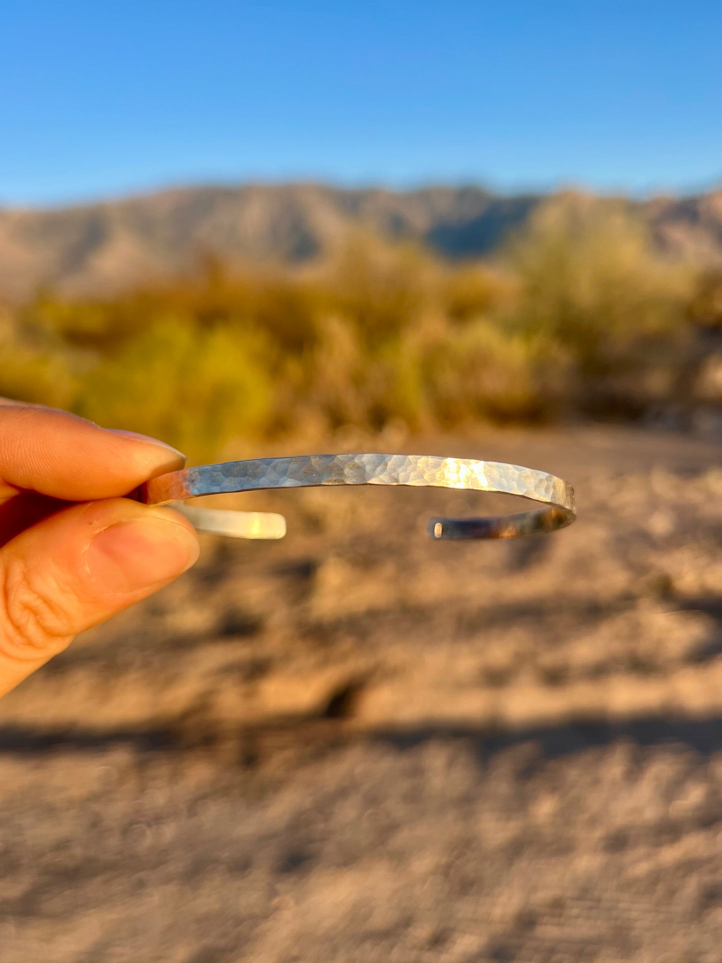 Hammered Adjustable Bracelet