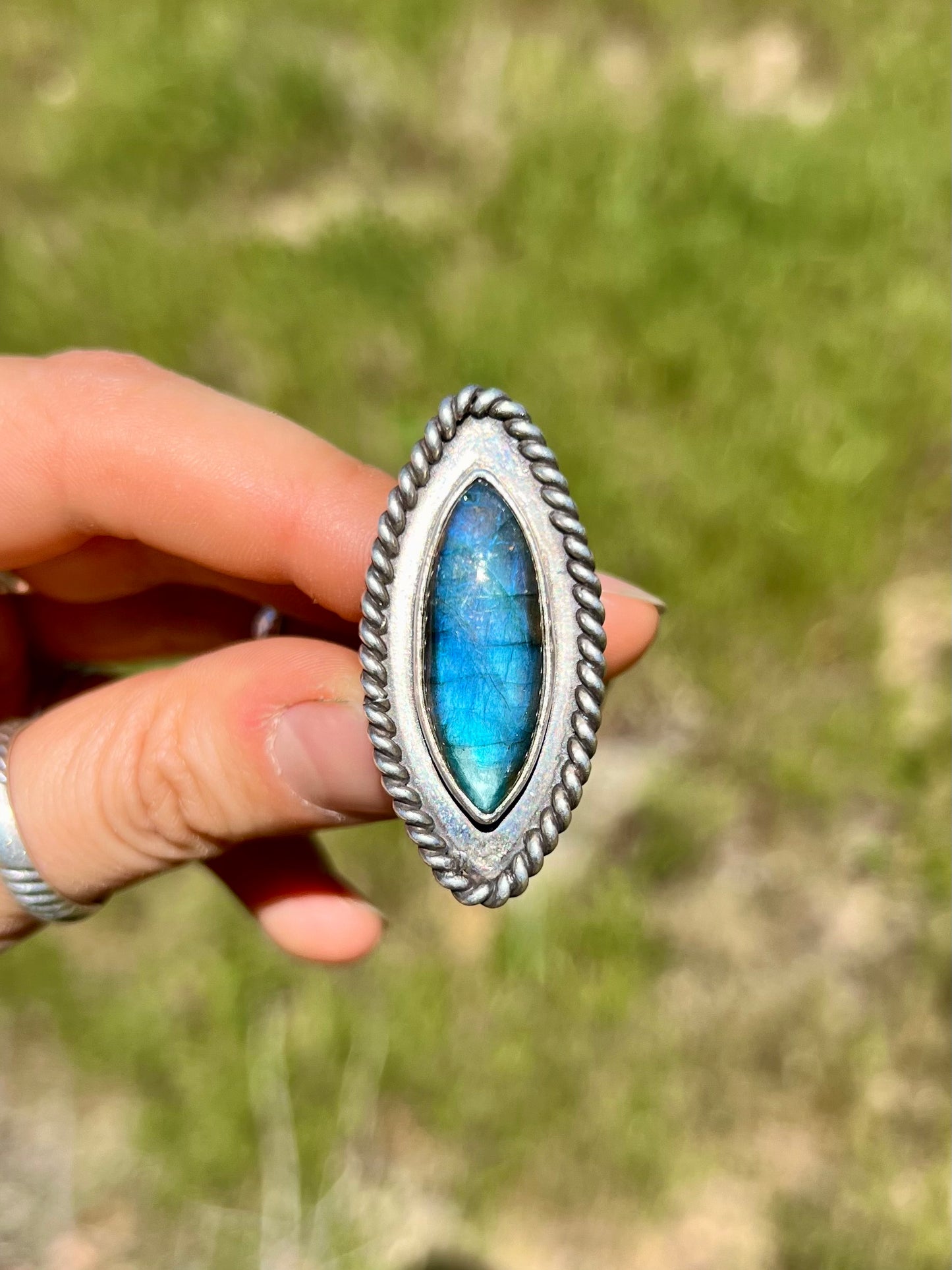 Shiny Blue Labradorite