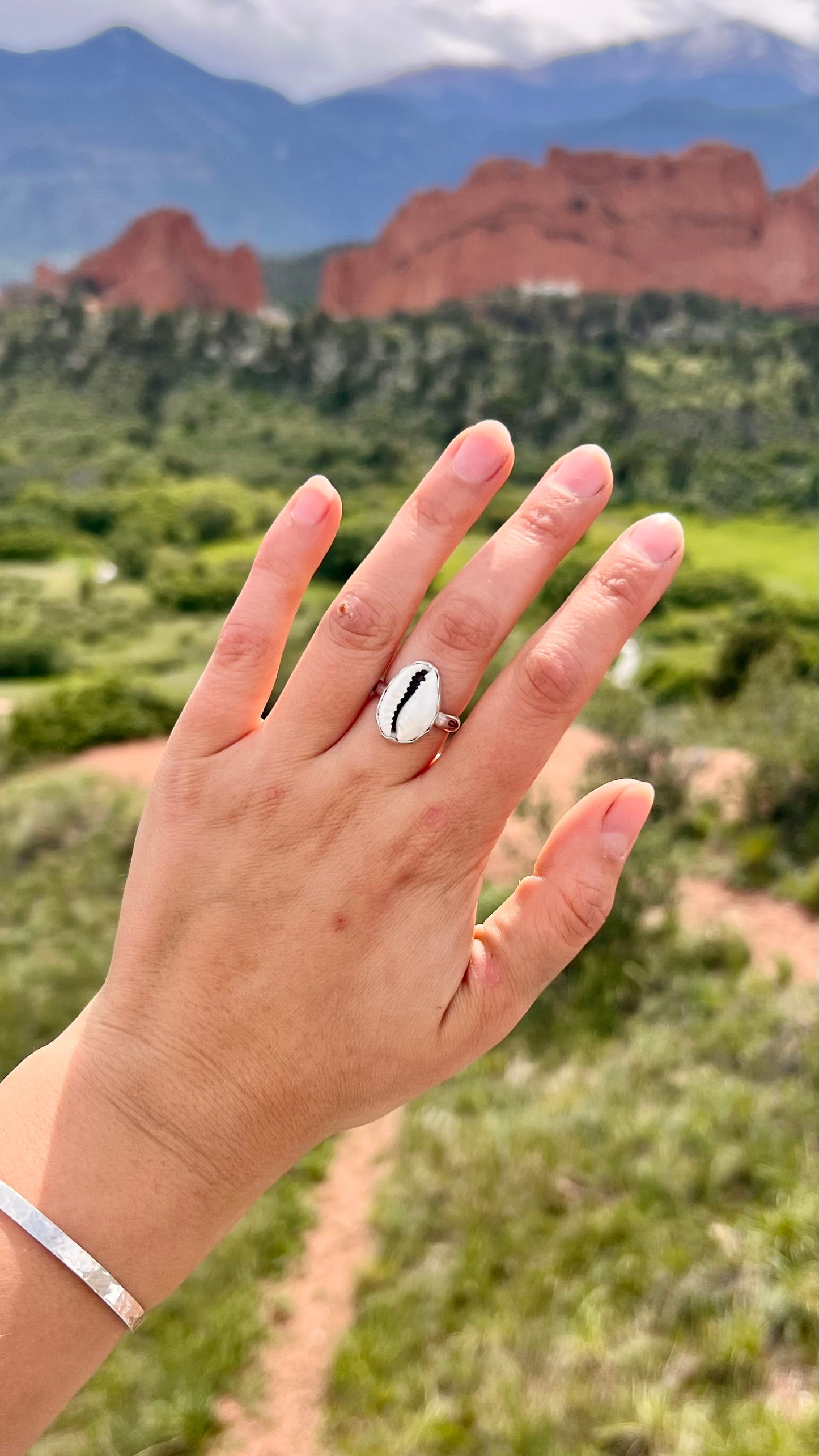 Scalloped Puka Shell Ring