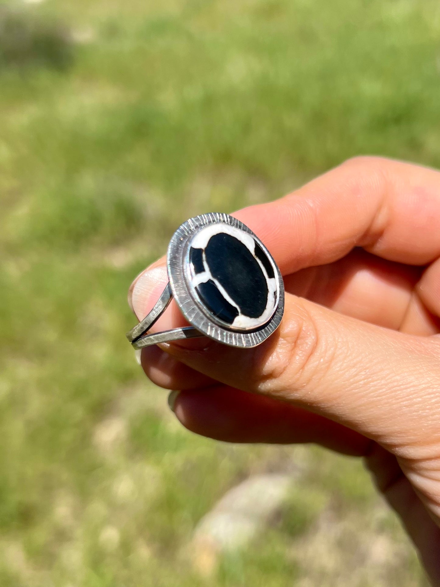 Fossil Mud Crack Ring