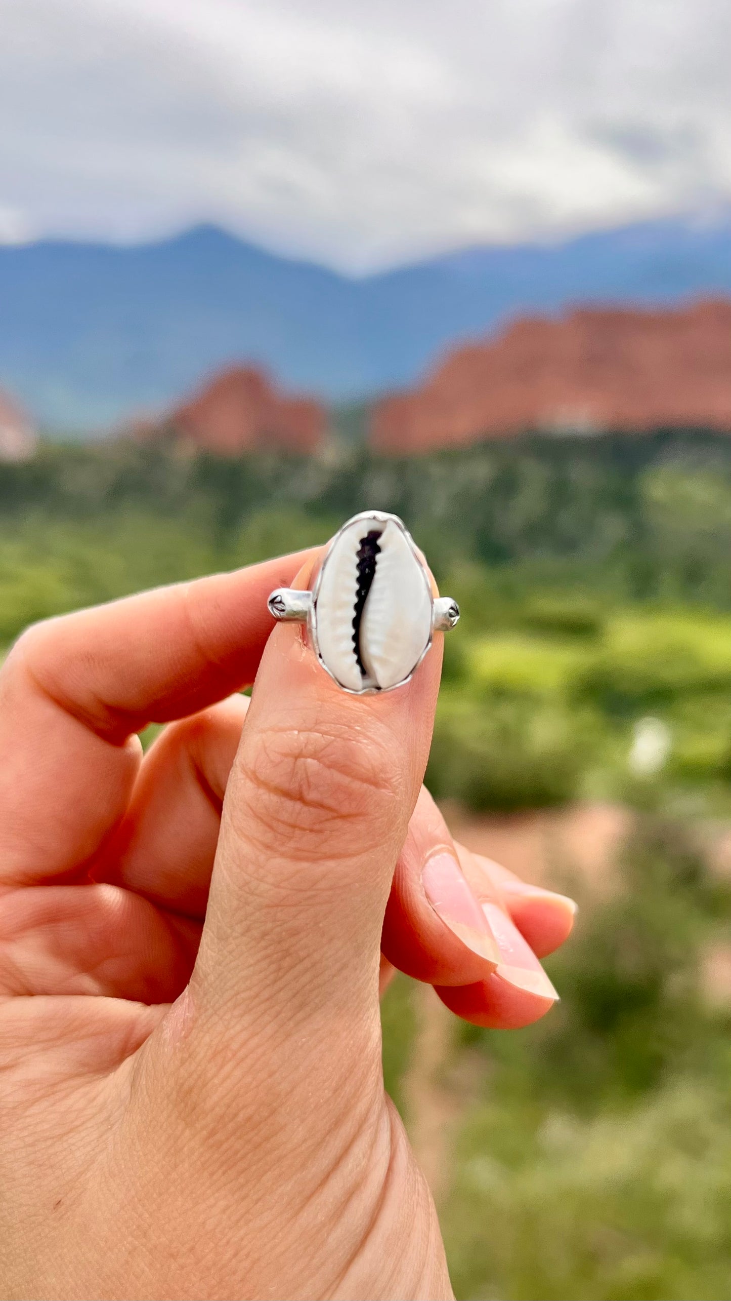 Scalloped Puka Shell Ring