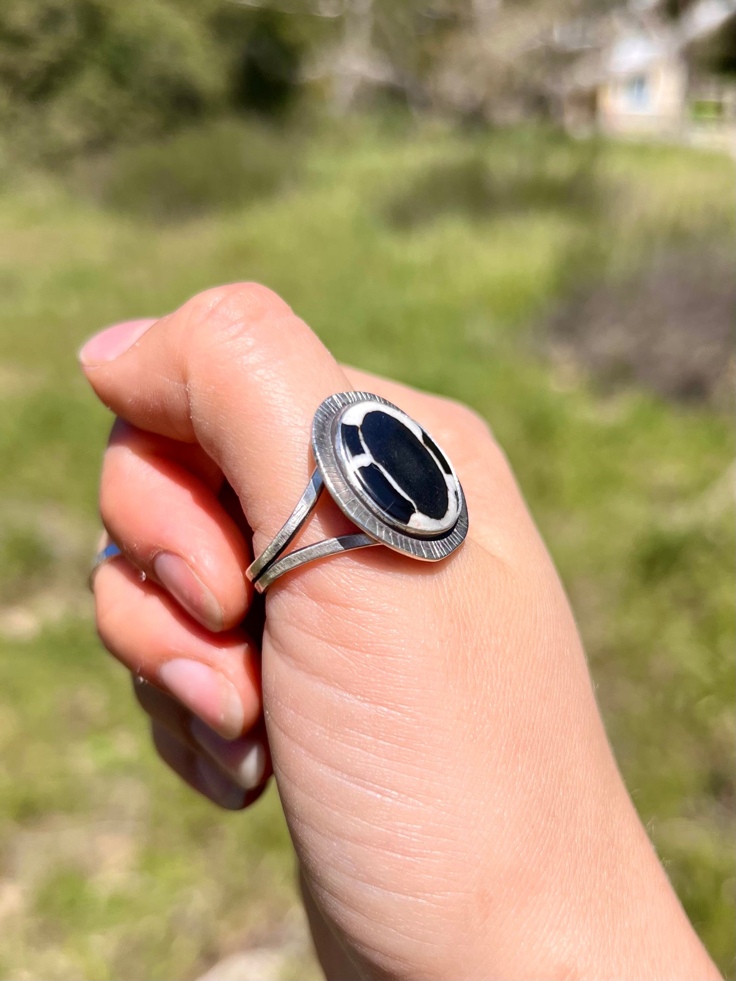 Fossil Mud Crack Ring