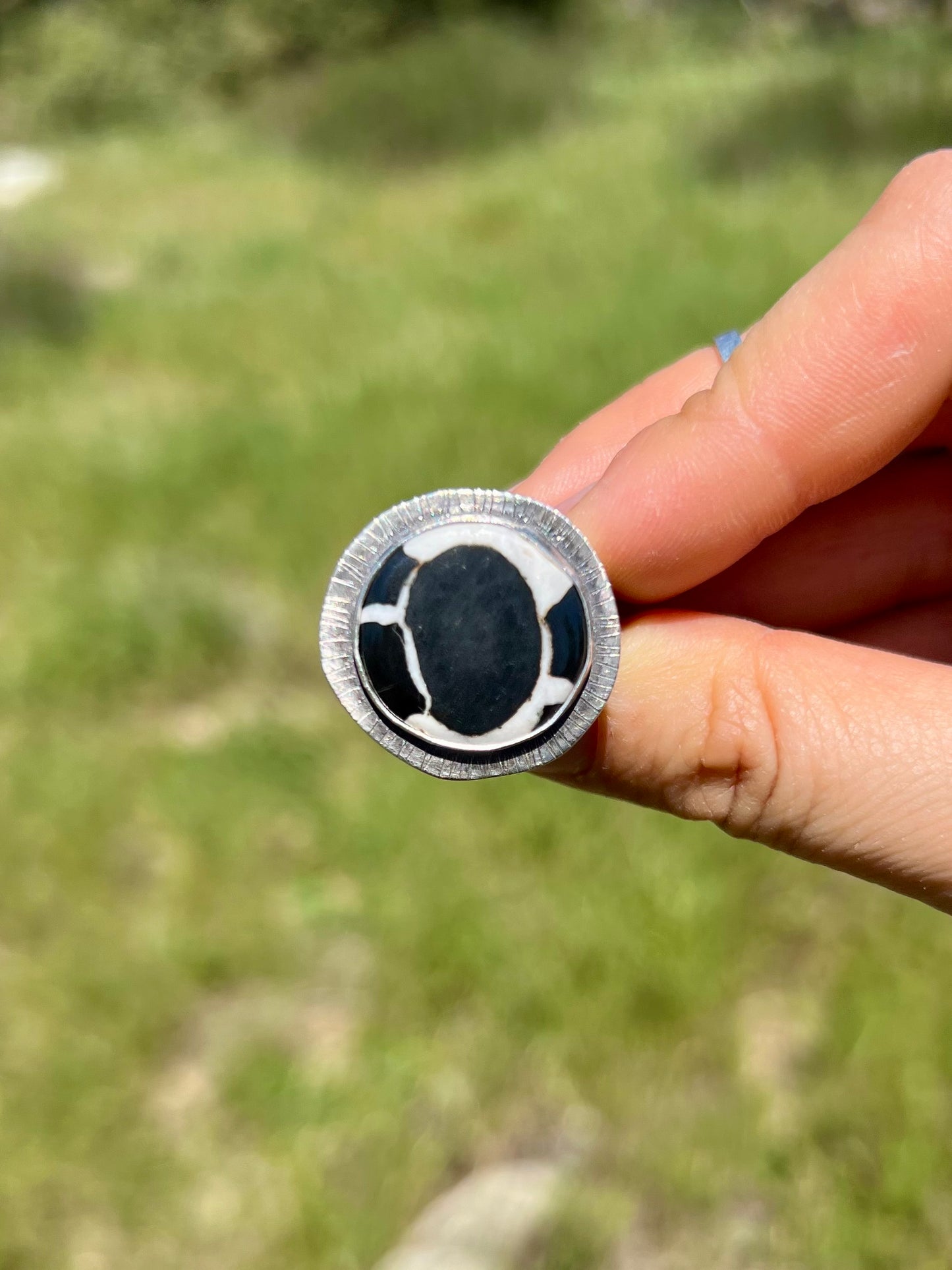 Fossil Mud Crack Ring