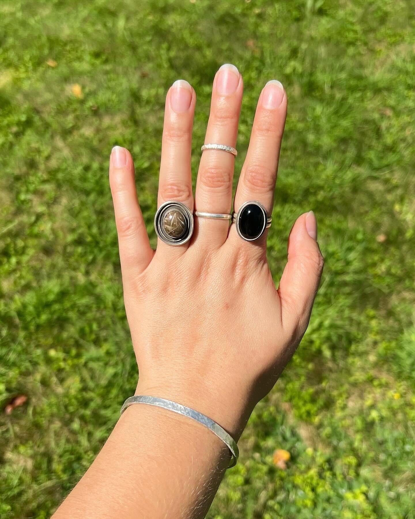 Brown Oxidized Jasper Ring