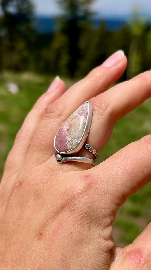 Pink Opal Ring
