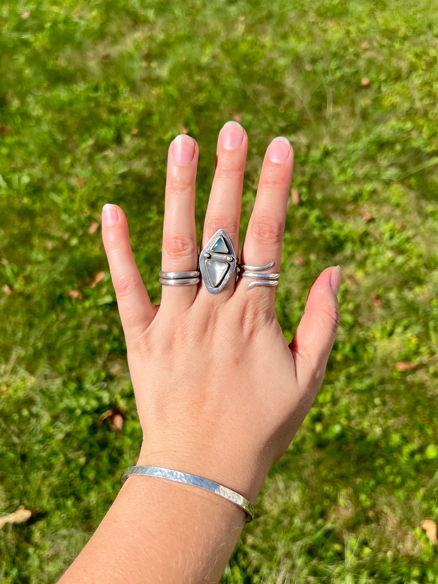 Double Triangle Ring