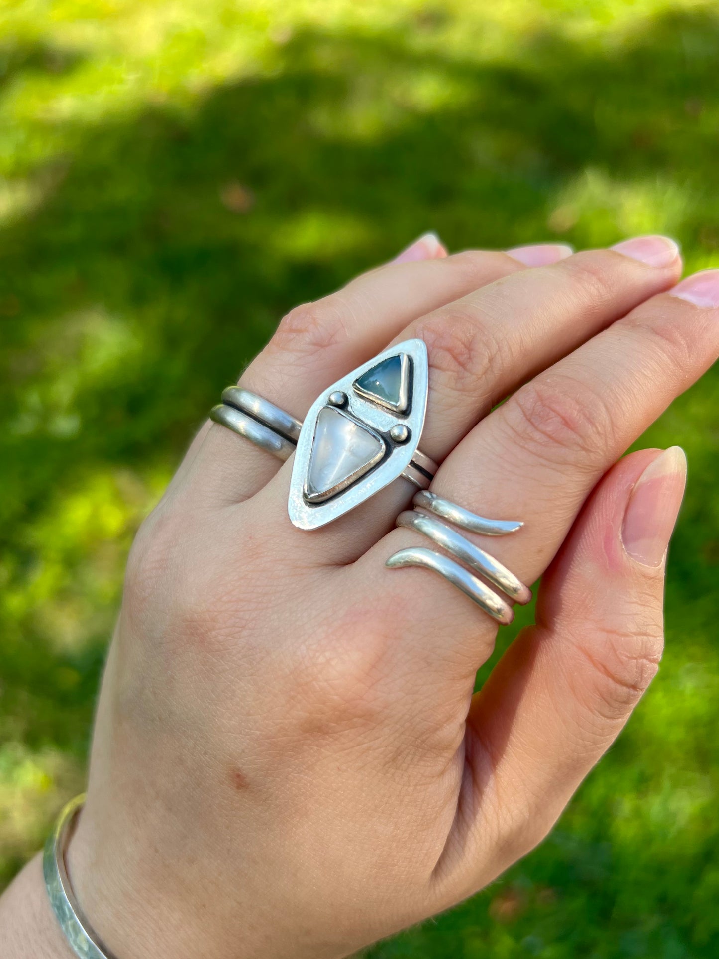 Double Triangle Ring