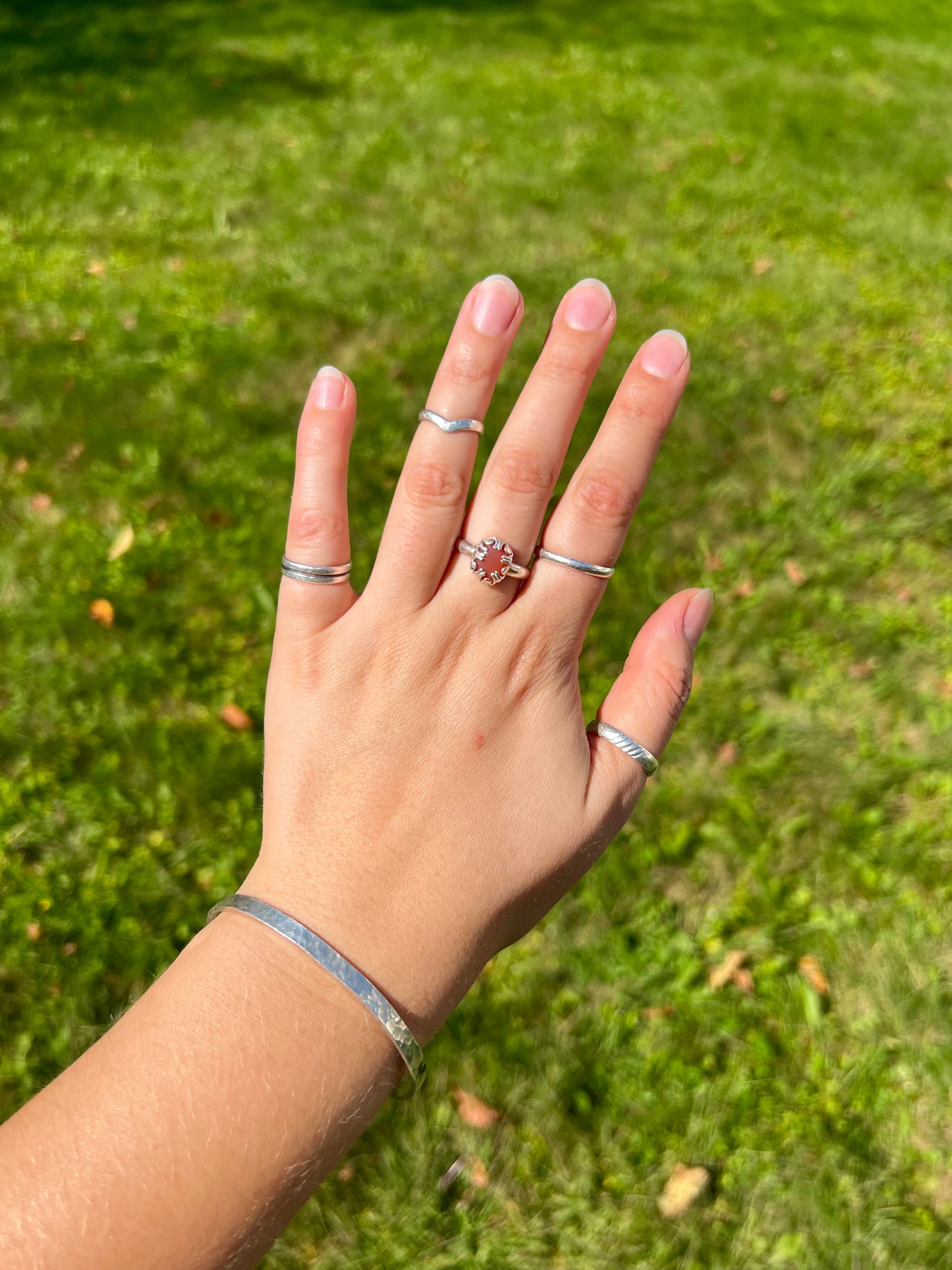 Red Agate Ring