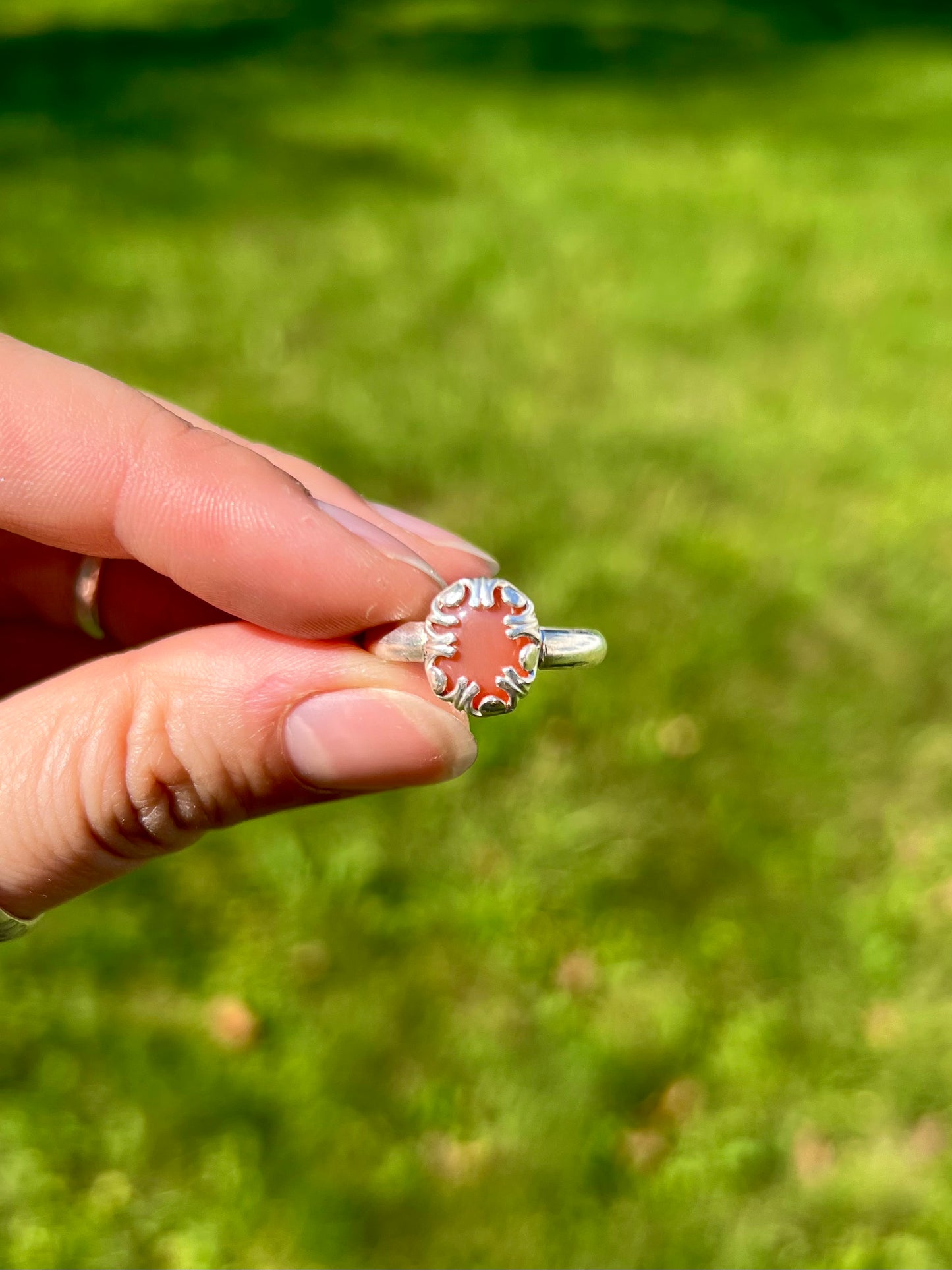 Red Agate Ring