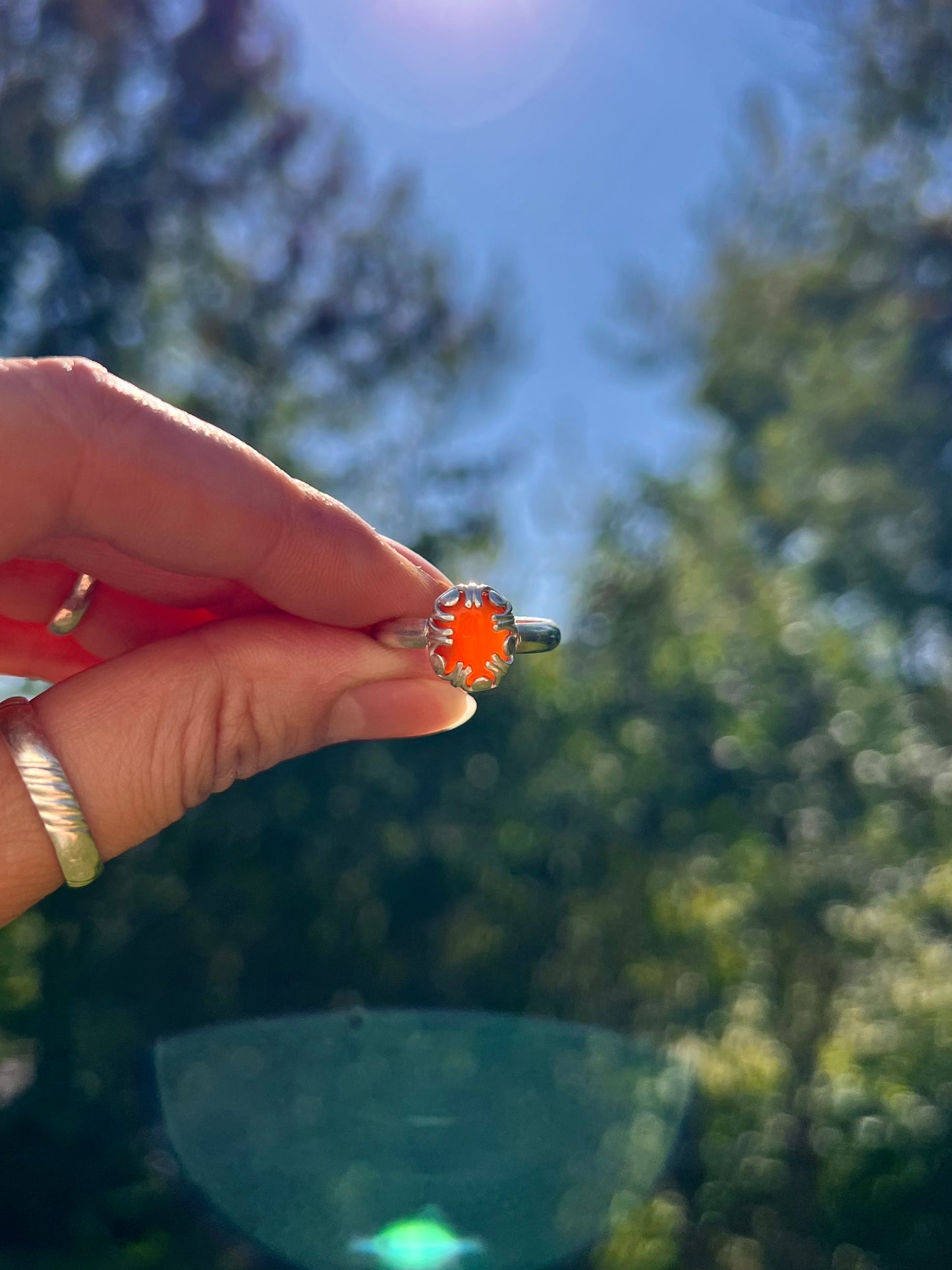 Red Agate Ring